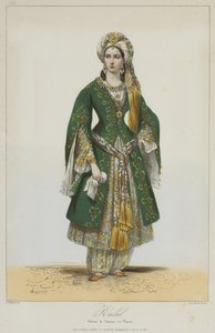 Élisa Rachel als Roxane in Bajazet von Racine