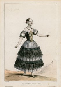 Spanisches Kostüm von Achille Devéria