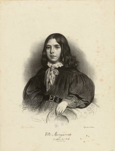 Porträt von Vito Mangiamele 1827-1897, 1839 von Achille Devéria