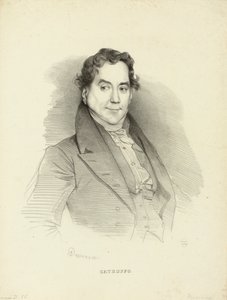Porträt des Sängers und Komponisten Gioseffo Catrufo, 1771-1851, 1830