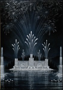 Große leuchtende Wasser