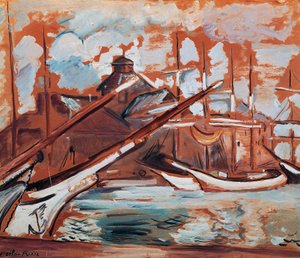 Hafenszene von Achille Emile Othon Friesz