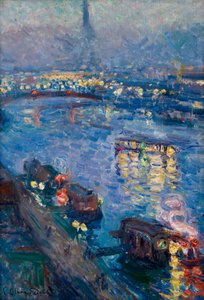 Die Seine in Paris - Pont de Grenelle von Achille Emile Othon Friesz