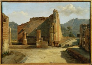 Das Forum in Pompeji von Achille Etna Michallon