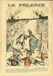 Illustration von Achille Lemot (1846-1909) in Le Pèlerin von Achille Lemot