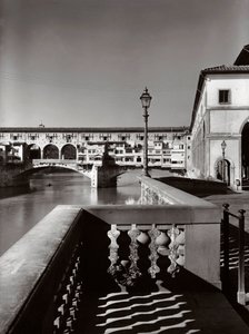 Ponte Vecchio, Florenz, Italien, ca. 1955 von Achille Villani