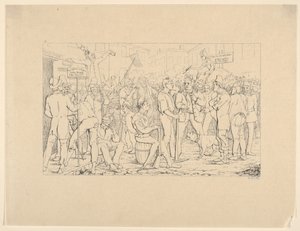 Einberufung der Sickles-Brigade, New York aus Confederate War Etchings, 1861-63