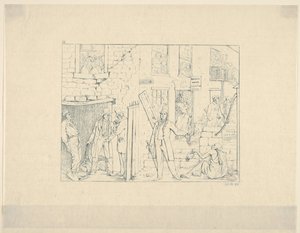 Freie Schwarze im Norden aus Confederate War Etchings von Adalbert John Volck