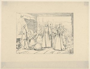 Angebot von Glocken zur Kanonengießerei (aus Confederate War Etchings) von Adalbert John Volck