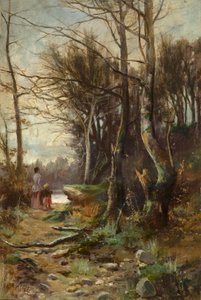 Am Flussufer, Blairgowrie von Adam Barnet Fairweather