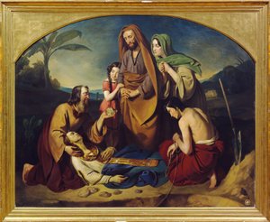 Die Beerdigung des heiligen Stephanus von Adam Brenner