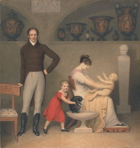 Der Künstler und seine Familie von Adam Buck