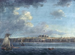 Highcliffe, nahe Christchurch, vom Meer aus von Adam Callander