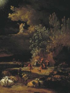 Die Verkündigung des Engels an die Hirten von Adam Colonia
