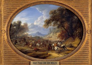Überfall auf einen Konvoi von Adam Frans van der Meulen