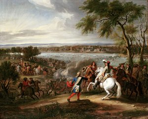 König Ludwig XIV. von Frankreich überquert den Rhein, 12. Juni 1672