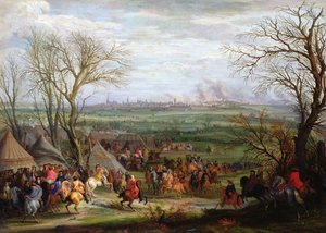 Die Belagerung von Cambrai durch Ludwig XIV., König von Frankreich und Navarra, 1677