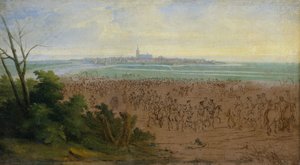 Die Truppen von Ludwig XIV. vor Naarden, 20. Juli 1672 von Adam Frans van der Meulen