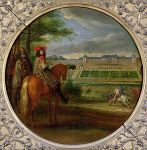 Ansicht des neuen Palastes von Saint-Germain von der Terrassenseite, 1669 von Adam Frans van der Meulen