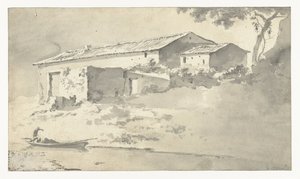 Haus in einer südlichen Landschaft
