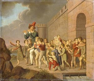 Der Rattenfänger von Hameln, 1806 von Adam Weise