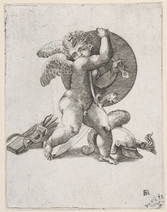 Amor mit den Waffen des Mars, ca. 1547-62