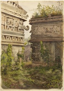 Szene aus Chichen Itza, Mexiko von Adela Breton