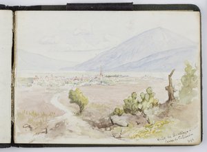 Skizzenbuch mit Aquarellen, Zeichnungen und Notizen, Mexiko, 1896-1898 von Adela Breton