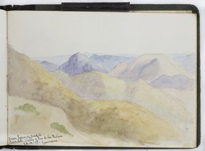 Skizzenbuch mit Aquarellen, Zeichnungen und Notizen, Mexiko, 1896-1898 von Adela Breton