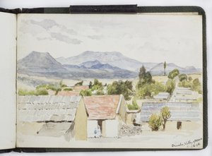 Skizzenbuch mit Aquarellen, Zeichnungen und Notizen, Mexiko, 1896-1898 von Adela Breton