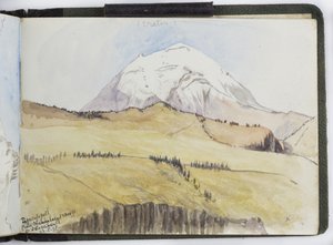 Skizzenbuch mit Aquarellen, Zeichnungen und Notizen, Mexiko, 1896-1898 von Adela Breton