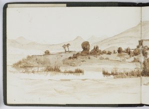 Skizzenbuch mit Aquarellen, Zeichnungen und Notizen, Mexiko, 1896-1898
