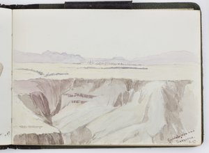 Skizzenbuch mit Aquarellen, Zeichnungen und Notizen, Mexiko, 1896-1898