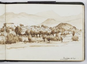 Skizzenbuch mit Aquarellen, Zeichnungen und Notizen, Mexiko, 1896-1898 von Adela Breton