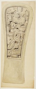 Steinrelief aus Veracruz, Mexiko von Adela Breton