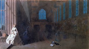 Träume der Vergangenheit, Hampton Court von Adelaide Claxton