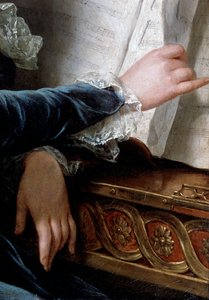 Die Comtesse de Selve macht Musik (Detail), 1787 von Adelaide Labille Guiard
