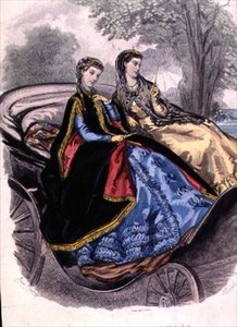 Damenkleider von Madame Breant-Castel, Mäntel von den Grands Magazins du Louvre aus dem 