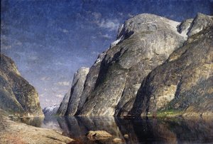 Der Sognefjord, Norwegen, um 1885