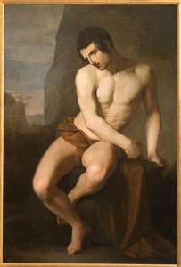 Männlicher Akt (Prometheus) von Adeodato Malatesta or Malatesti