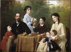 Die Familie Guastalla von Adeodato Malatesta or Malatesti
