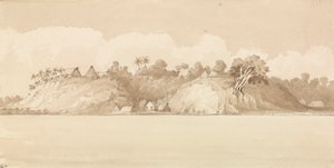 Vewa, Fidschi-Inseln, Okt. 1849 von Admiral Sir Edward Gennys Fanshawe
