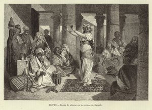 Ägypten - Tanzen in den Ruinen von Karnak von Adolf Closs