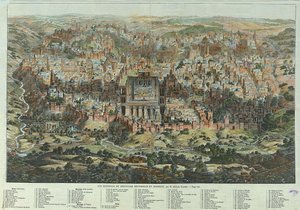 Gesamtansicht von Jerusalem historisch und modern von Adolf Eltzner