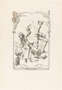 Peter Schlemihl mit dem Geldsack von Adolf Schrodter