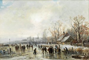 Adolf Stademann Eisvergnügen von Adolf Stademann