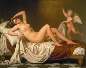 Danaë und der Goldregen, 1787 von Adolf Ulrich Wertmuller