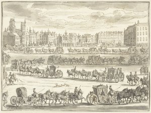 Einzug von Cornelis Hop als Botschafter in Paris, 23. Juni 1719