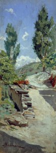 Straße in den Hügeln von Adolfo Belimbau