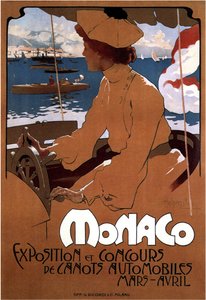 Monaco: Ausstellung von Motorbooten, 1900